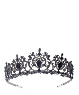 Detailed Casting Tiara  TR330089  BLACK JT